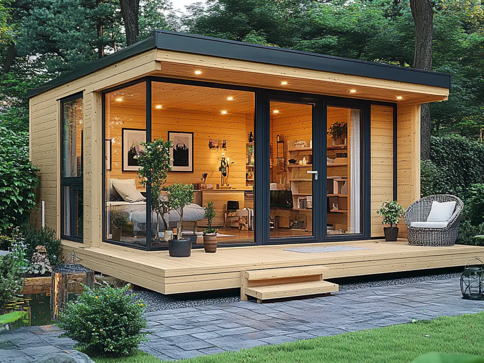  Tiny House - Modulair Huis - Сontainerhuis - Mini Huis, Prefab Huis - 50 m² - Energiezuinig - SIP-Model