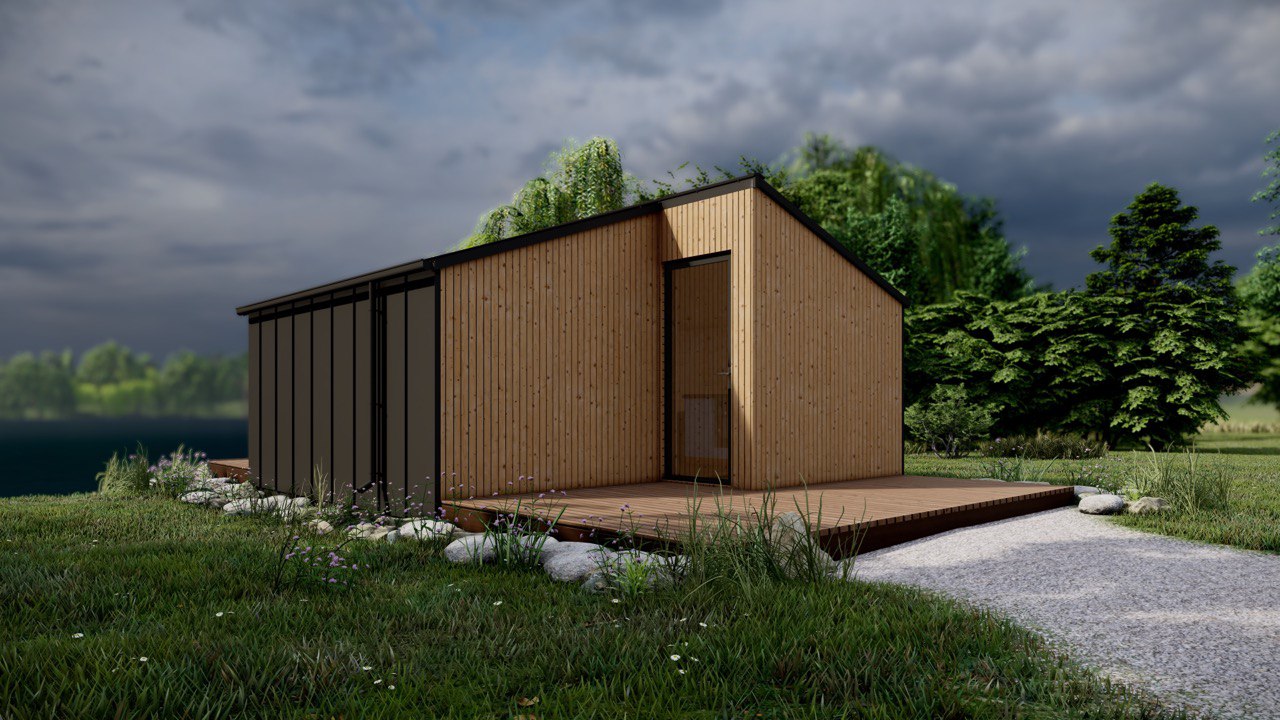  Tiny House - Modulair Huis - Сontainerhuis - Mini Huis, Prefab Huis - 20,83 m² - Energiezuinig - SIP-Model
