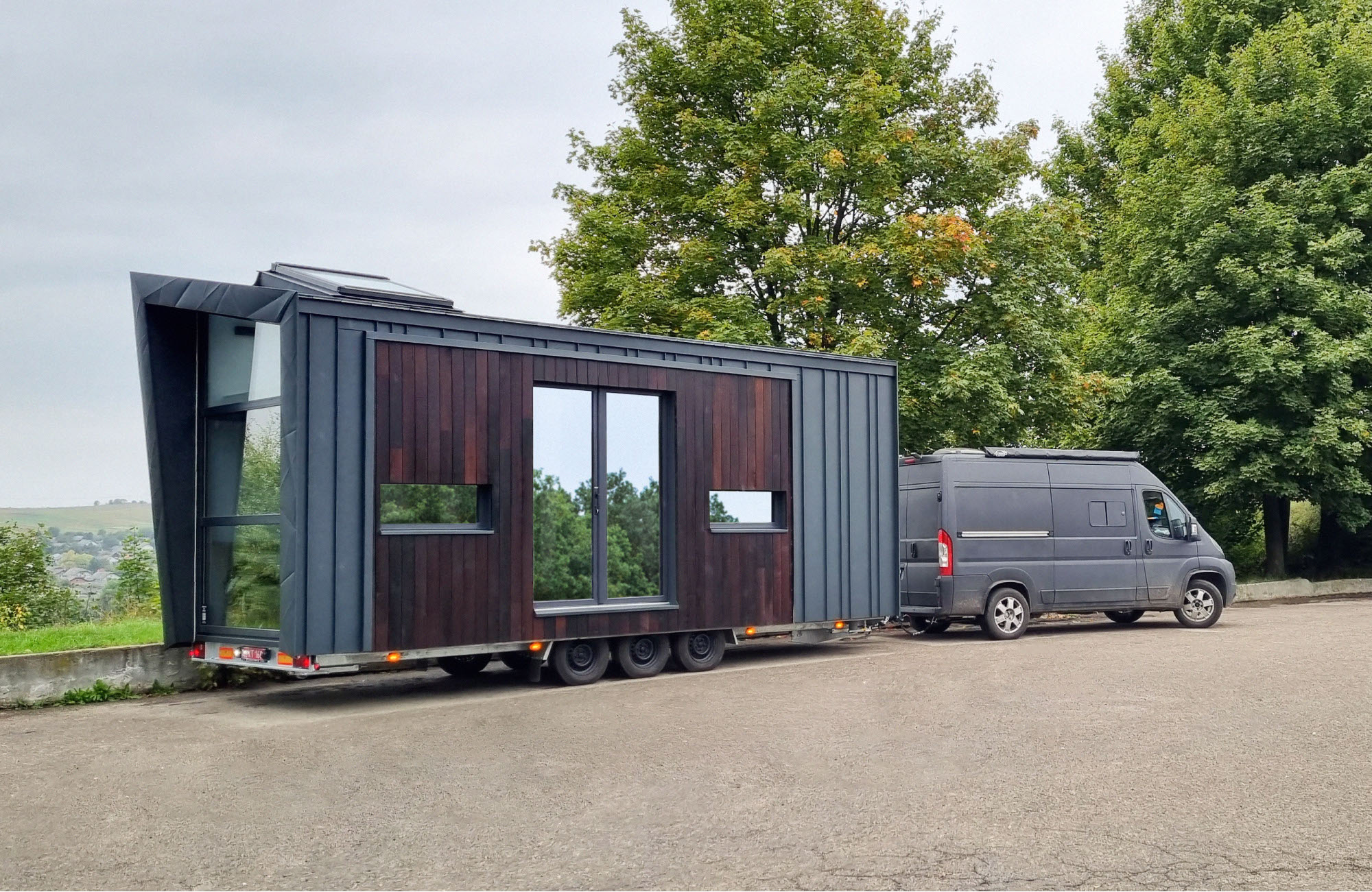 Tiny House, Containerhuis, Modulehuis, Mini-huis, 16,72 m² - voor 2 personen - Model 0