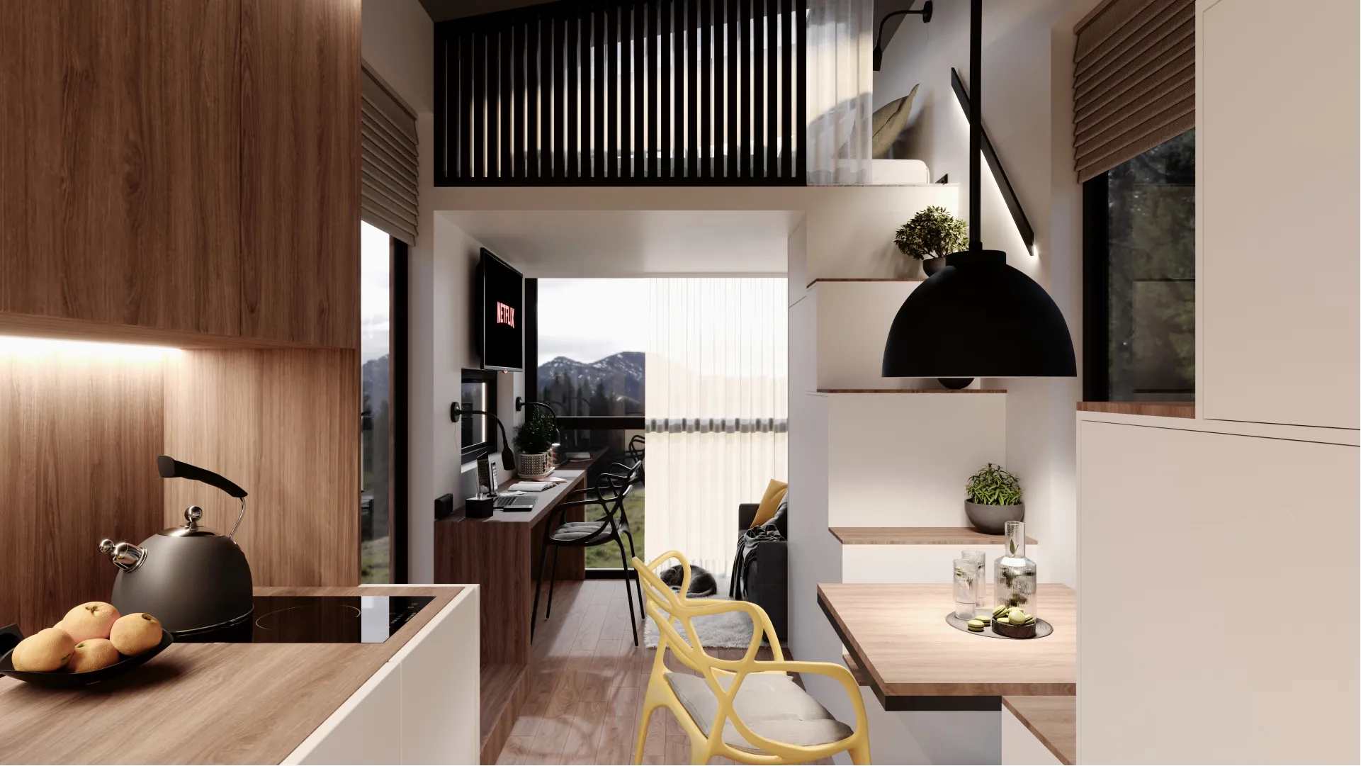 Tiny House, Containerhuis, Modulehuis, Mini-Huis, 21,78 m² , twee verdiepingen - Model G Tiny House, Containerhuis, Modulehuis, Mini-Huis, 21,78 m² , twee verdiepingen - Model G