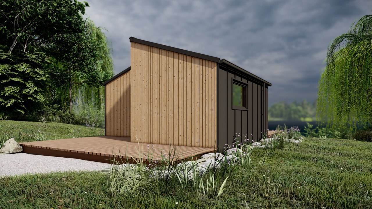  Tiny House - Modulair Huis - Сontainerhuis - Mini Huis, Prefab Huis - 20,83 m² - Energiezuinig - SIP-Model