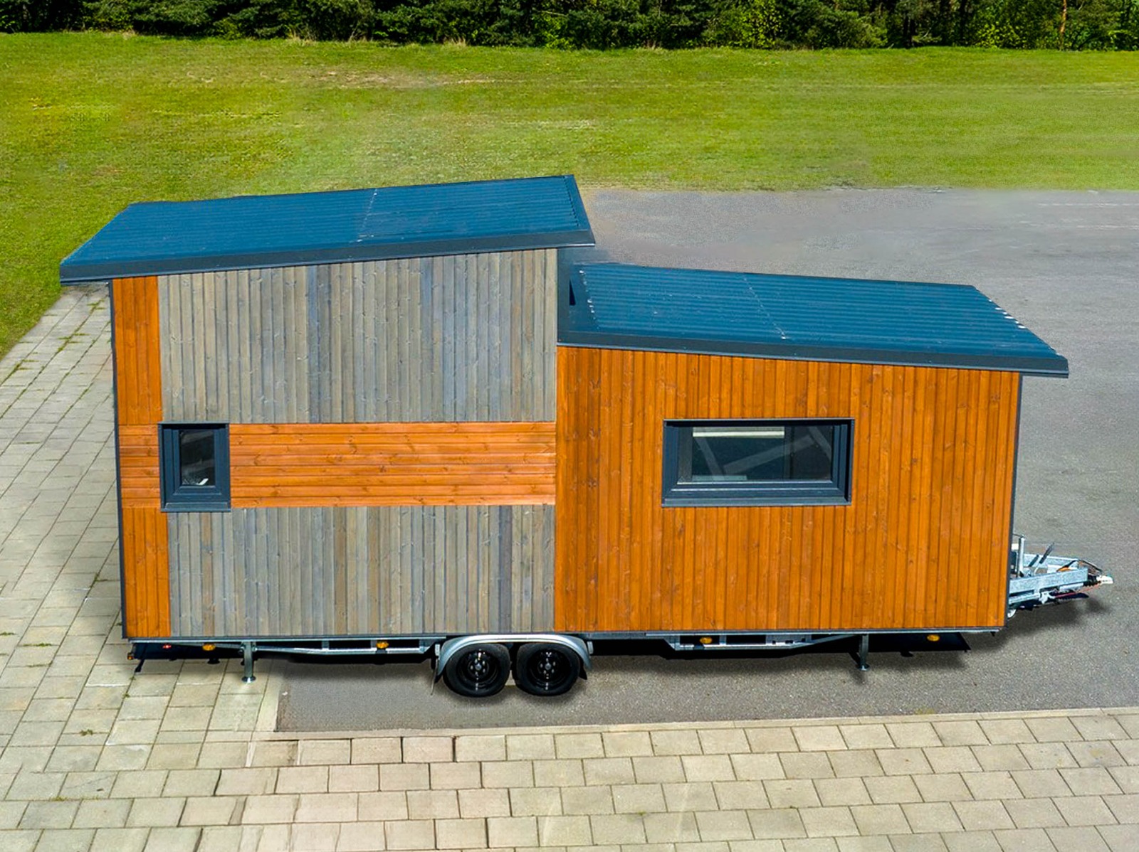 Tiny House, Containerhuis, Modulair huis, Mini-huis - Model Green Day Tiny House, Containerhuis, Modulair huis, Mini-huis - Model Green Day